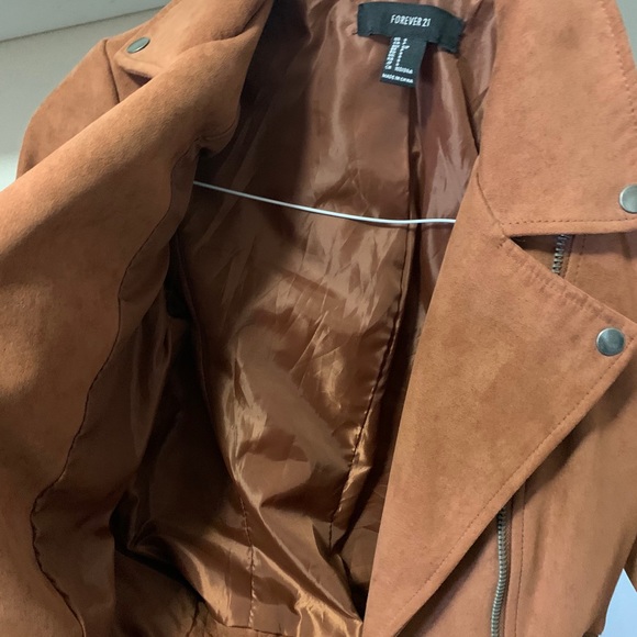 Faux suede jacket - Picture 3 of 5